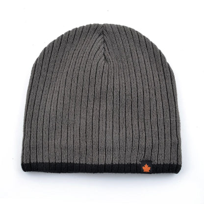 Double Layer Knit Beanie Hat – Thick Winter Skull Cap for Men