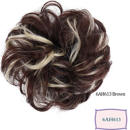 Messy Bun Hair Scrunchie – Synthetic Chignon Updo Hairpiece