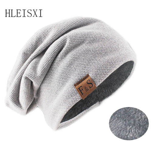 Knit Beanie Hat – Unisex Slouchy Skullcap for Men & Women