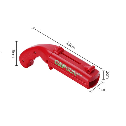 Cap Gun Bottle Opener – Fun Beer Cap Launcher for Parties