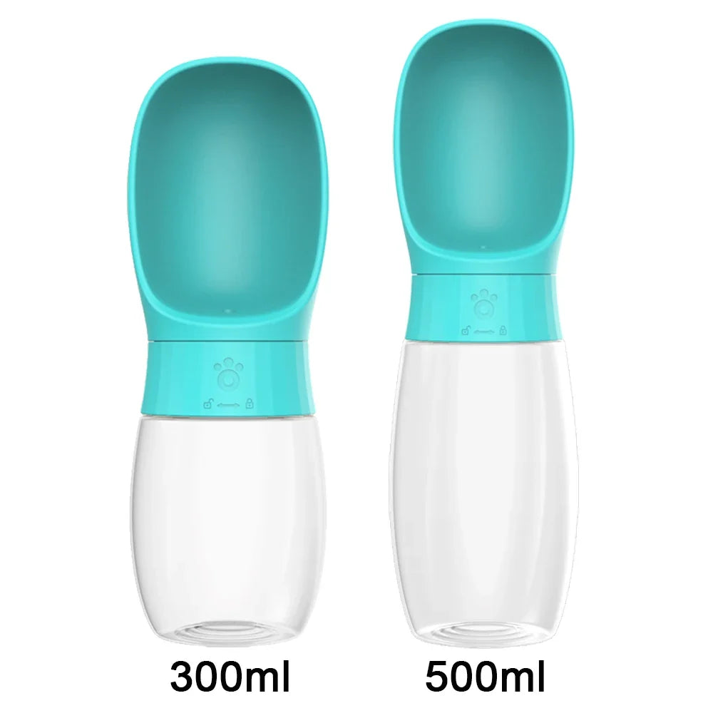 Portable Pet Water Bottle with Drinking Bowl for Dogs & Cats