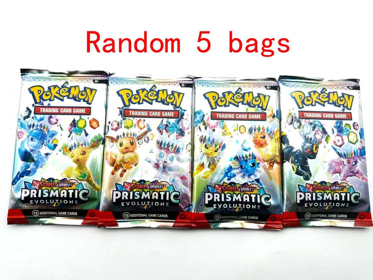 360 Pack Pokémon Scarlet Violet Prismatic Evolutions English Trading Cards