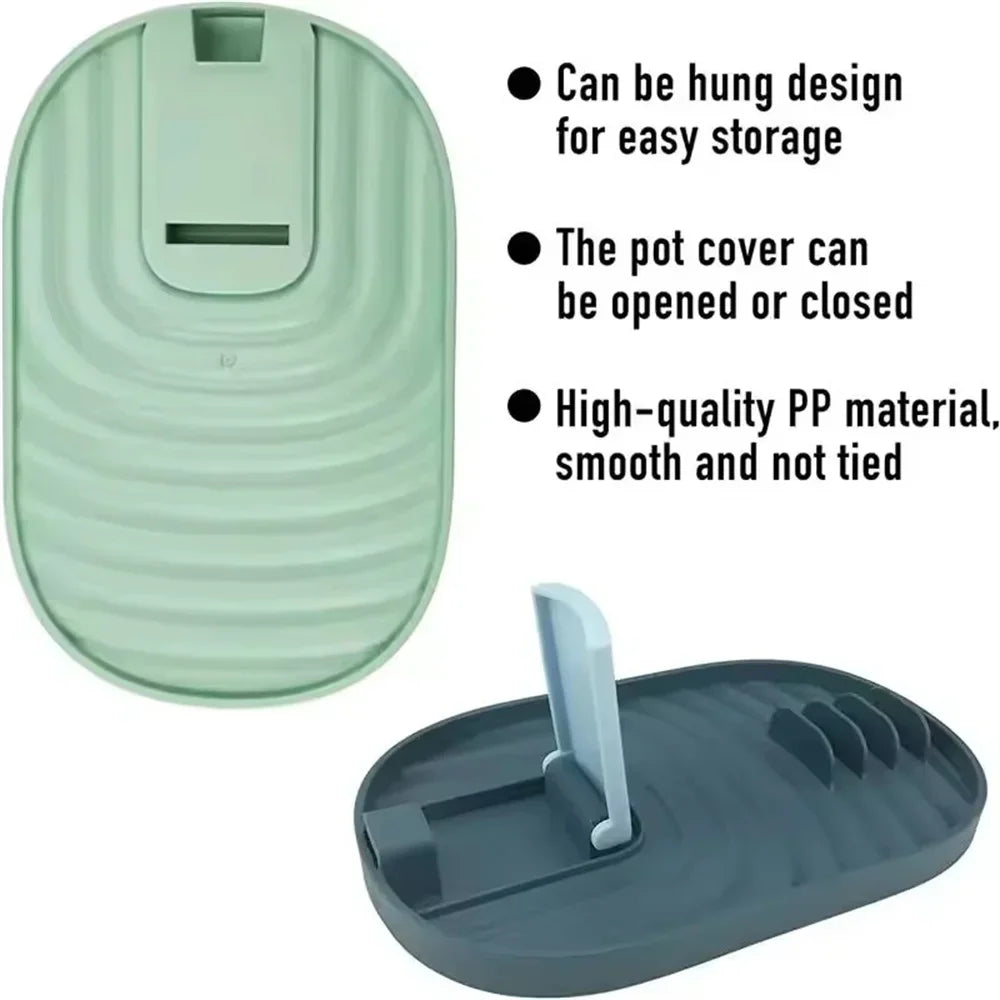 Silicone Spoon Rest & Utensil Holder – Kitchen Organizer