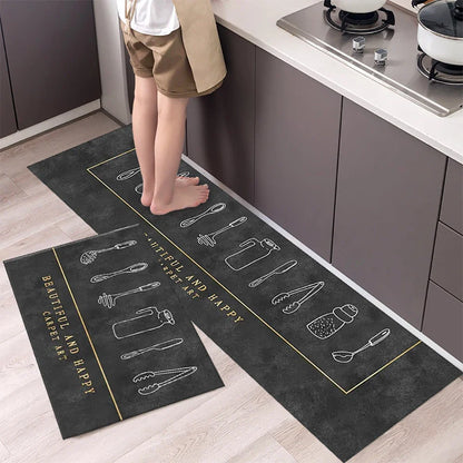 Non-Slip Kitchen Floor Mat – Soft Washable Rug for Kitchen, Bedroom & Hallway
