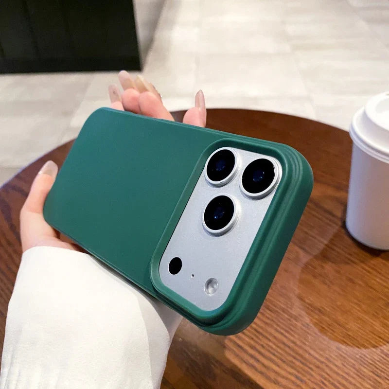 Candy Color Silicone iPhone Case – Matte Soft TPU Cover