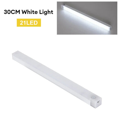 LED Motion Sensor Light Bar – Wireless USB-C Rechargeable Cabinet & Wardrobe Lamp