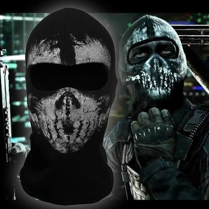 Skull Ghost Balaclava Mask – Motorcycle & Cosplay Headwear