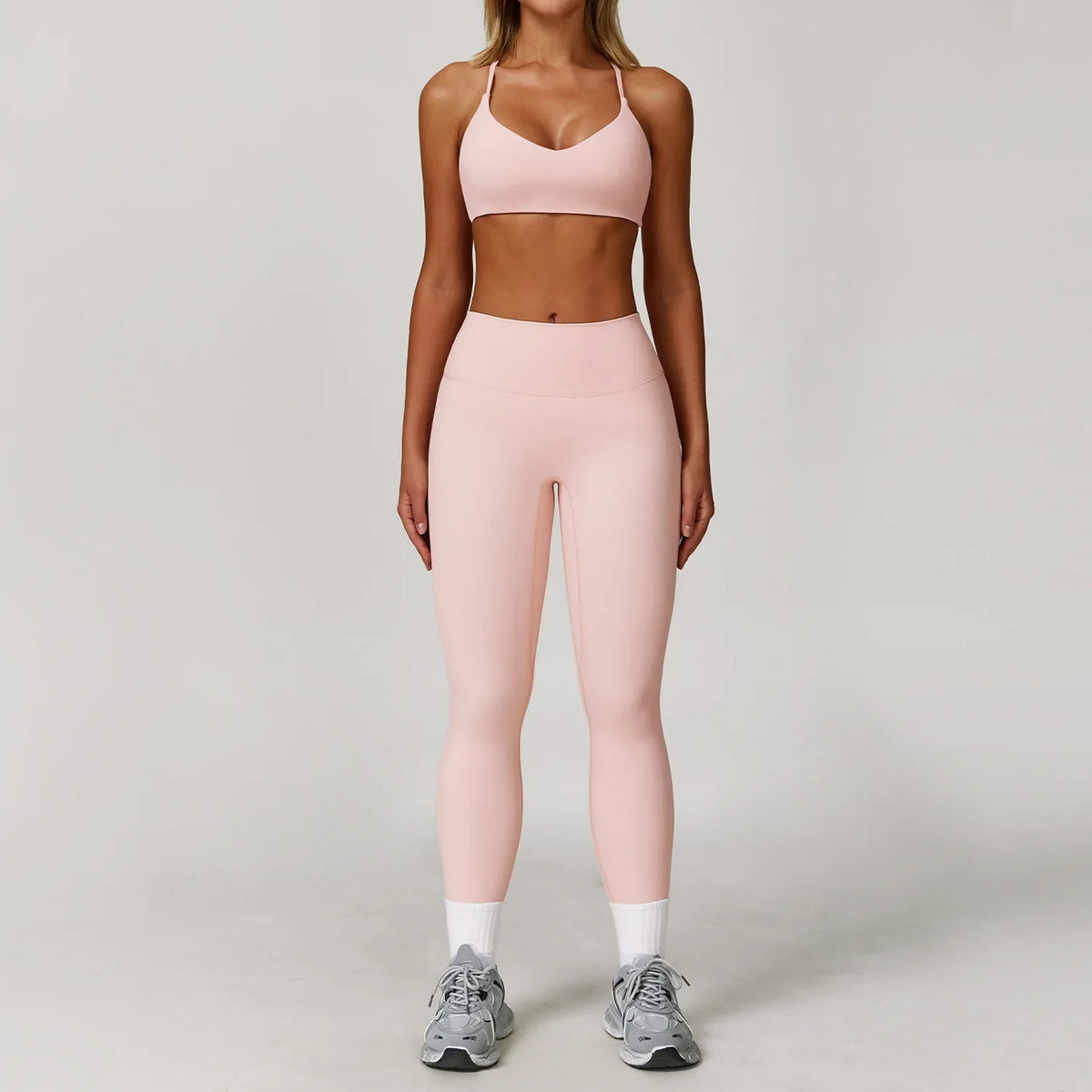 Women's Yoga Set – 2 & 3 Piece Sports Bra & Shorts Activewear