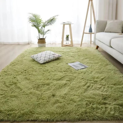 Fluffy Shag Area Rug – Soft Plush Carpet for Living Room & Bedroom