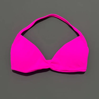 Women's Strappy Sports Bra – Padded Push-Up Gym Top