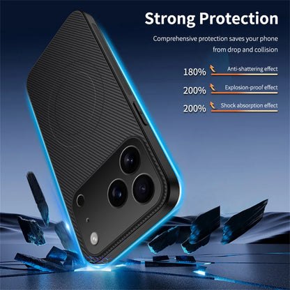 MagSafe Carbon Fiber Case for iPhone 17 16 15 14 13 Pro Max Air – Ultra Thin Magnetic Cover