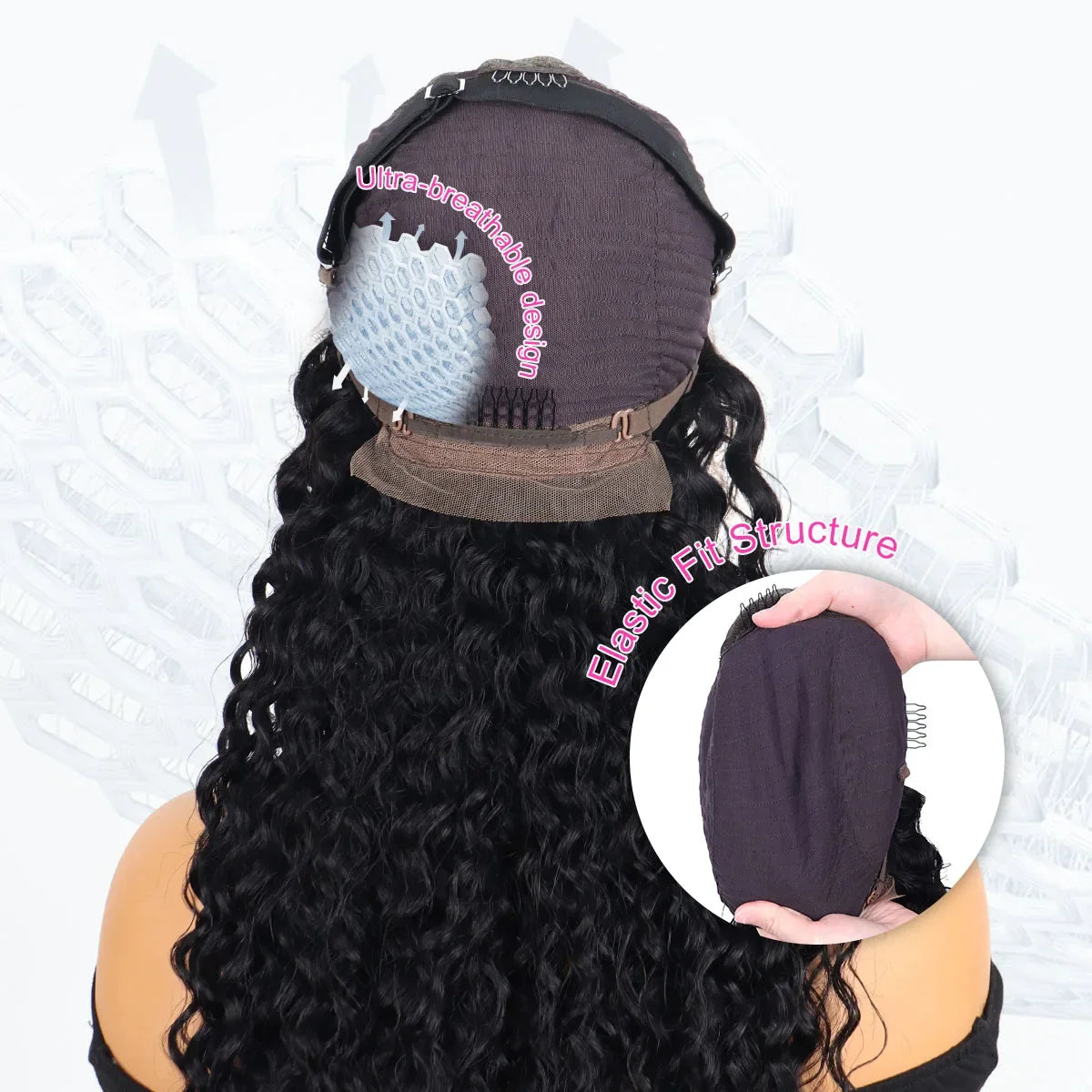13x4 HD Lace Front Wig Deep Water Wave Human Hair – Pre-Plucked