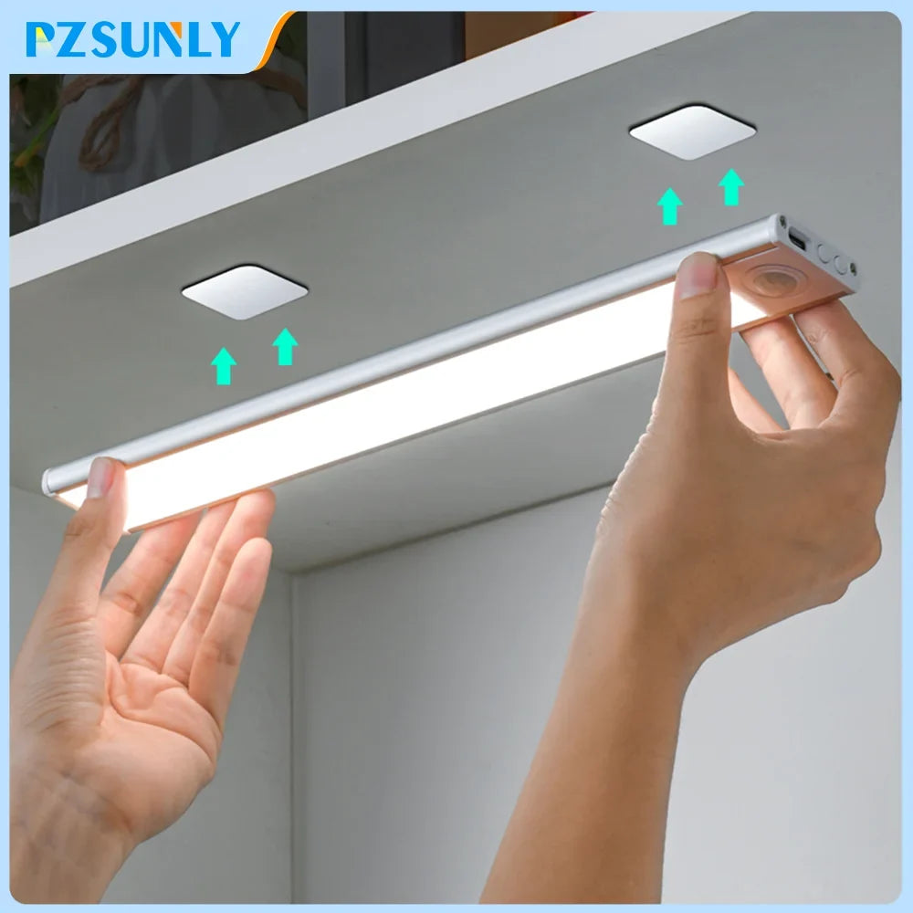 Under Cabinet LED Motion Sensor Light USB Rechargeable – 3 Color Modes
