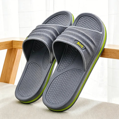 Men's EVA Bathroom Slippers – Soft Non-Slip Indoor House Shoes