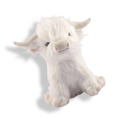 Highland Cow Stuffed Animal Plush Toy – Soft Kawaii Gift