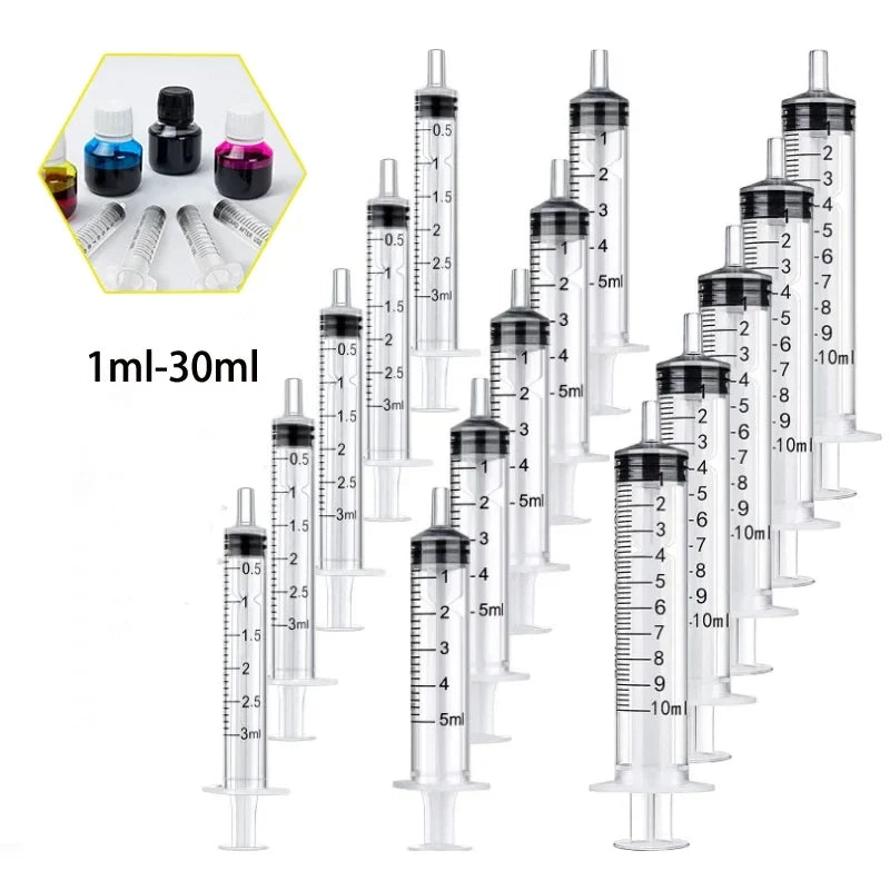 Plastic Measuring Syringes – Reusable 1ml–10ml for Hydroponics & Kitchen