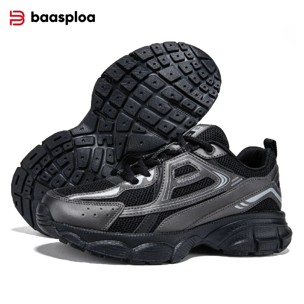 Baasploa Women's Mesh Sneakers – Lightweight Breathable Running Shoes