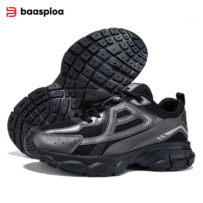 Baasploa Women's Mesh Sneakers – Lightweight Breathable Running Shoes