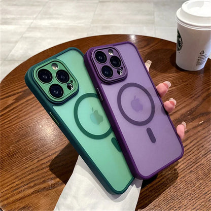 Lens Protection MagSafe iPhone Case – Matte Translucent