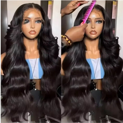 Body Wave Lace Front Wig – Human Hair, HD Transparent, Glueless