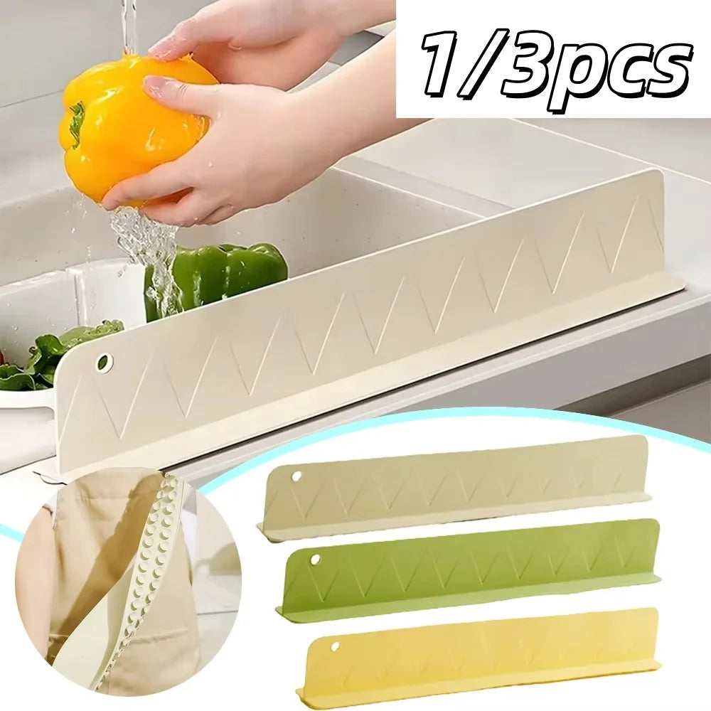 Silicone Sink Splash Guard – Water Dam with Suction Cups
