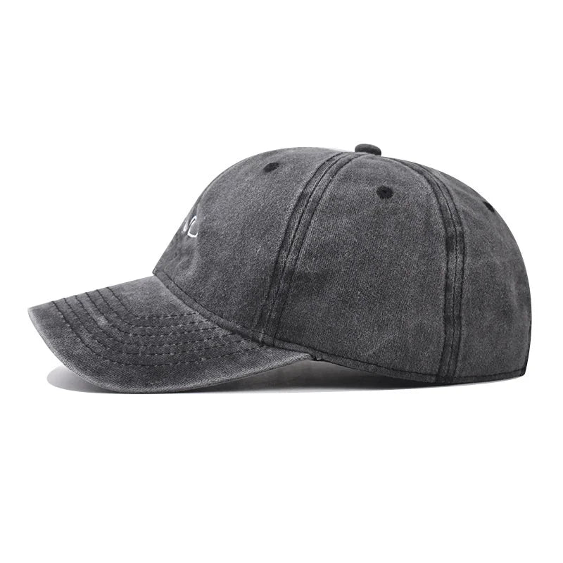 Wave Embroidered Baseball Cap – Unisex Adjustable Dad Hat