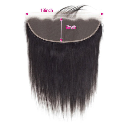HD Lace Frontal Straight Brazilian Virgin Human Hair 13x4 13x6 4x4 5x5 6x6 2x6