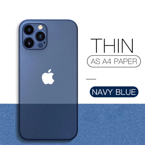 Ultra Thin Matte iPhone Case 0.2mm Slim PP Cover