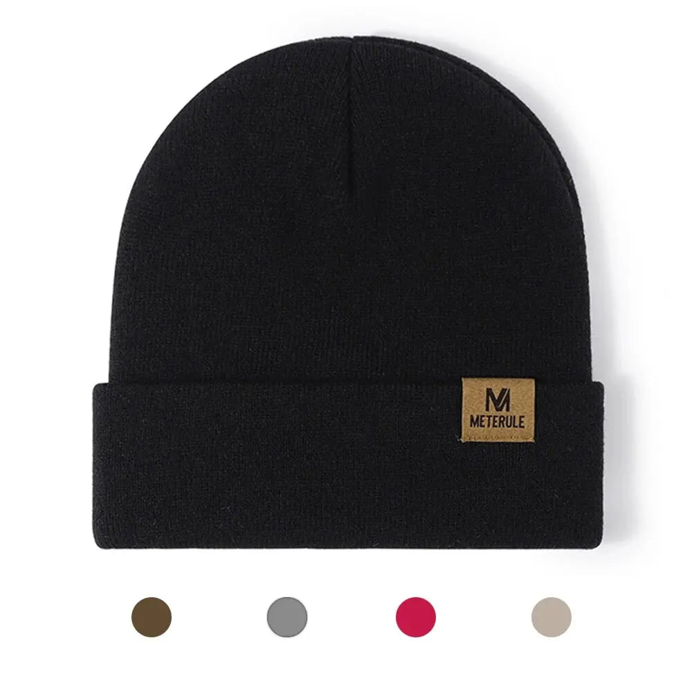 Winter Knit Cuffed Beanie – Warm Unisex Ski Hat
