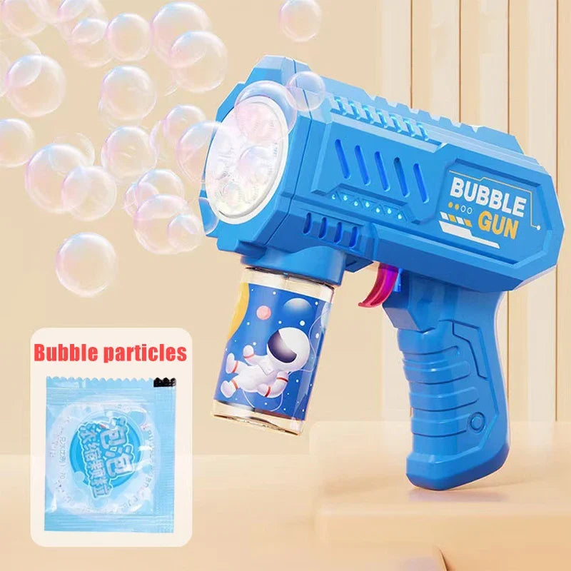 Automatic Bubble Gun Toy – Kids Outdoor Bubble Blower Machine