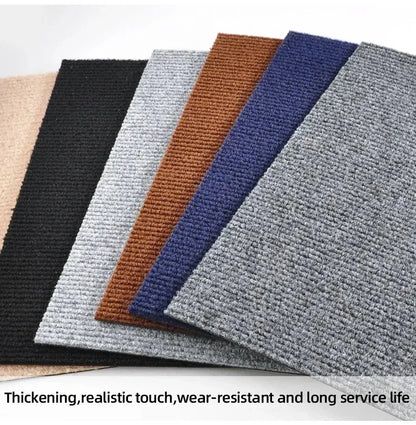 Peel and Stick Carpet Tiles – Self Adhesive Floor Rug Squares