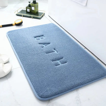 Memory Foam Bath Mat – Anti-Slip Super Absorbent Coral Fleece Floor Rug