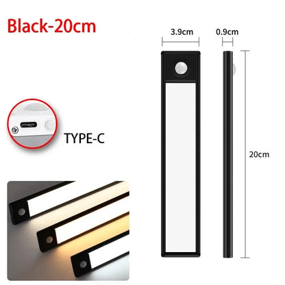 Under Cabinet LED Motion Sensor Light USB Rechargeable – 3 Color Modes