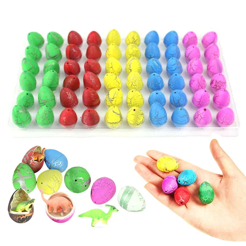 Mini Hatching Dinosaur Eggs Toy – 10 / 20 / 60 Pack