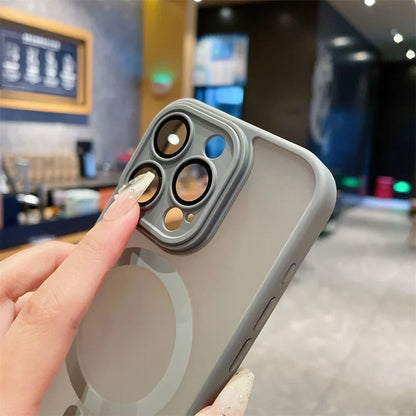 Lens Protection MagSafe iPhone Case – Matte Translucent