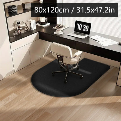 Office Chair Mat Flannel Desk Floor Protector – Thick Arched Carpet