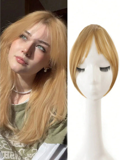 Clip-In Bangs Hair Extension – Natural Seamless French Fringe