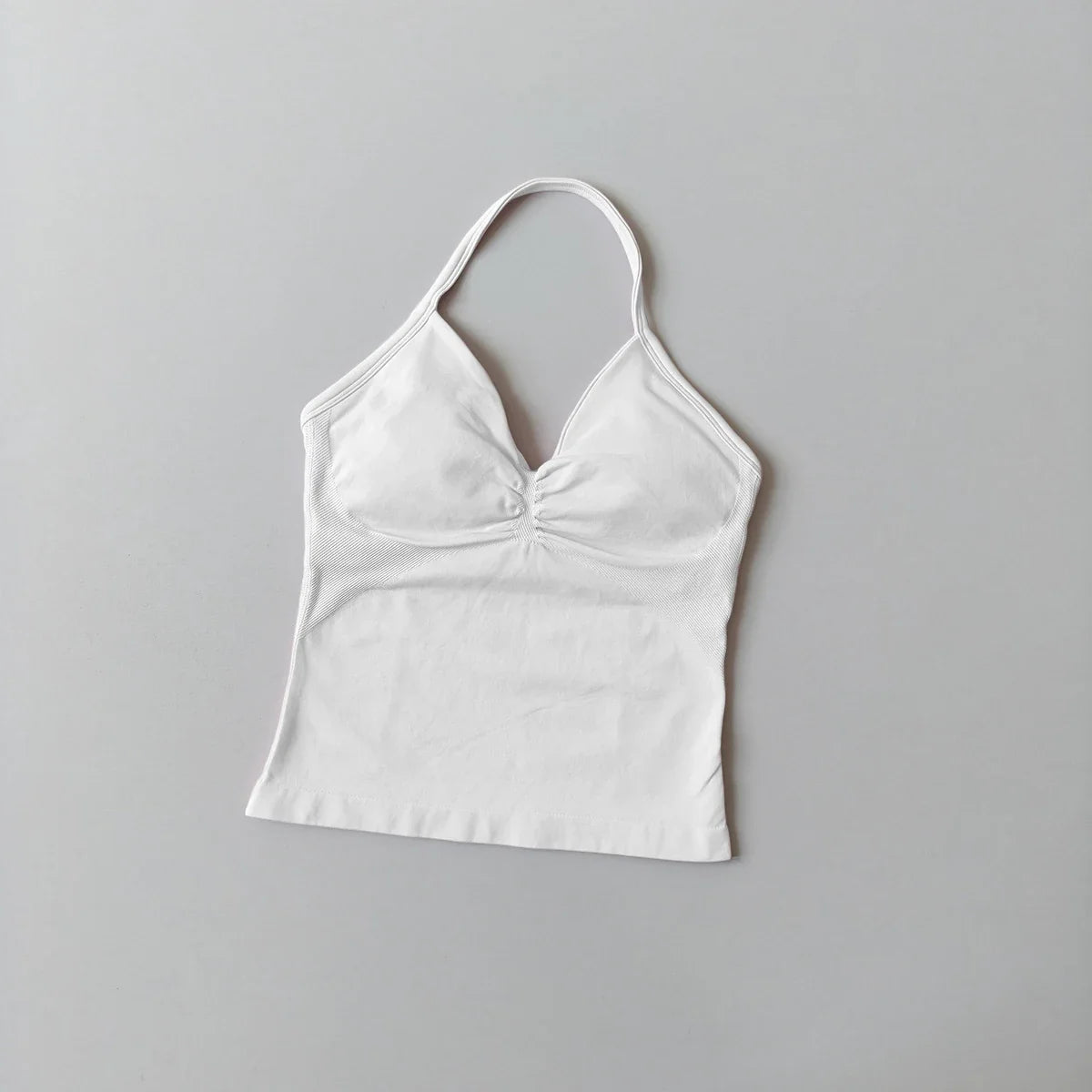 Women's Strappy Backless Crop Top & Scrunch Shorts Set – Gym Yoga Activewear