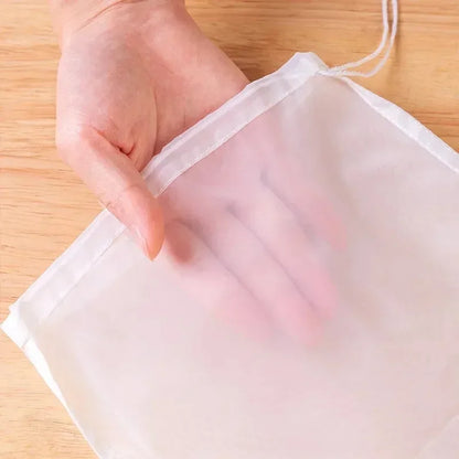 Reusable Nut Milk Bags – Nylon Cheesecloth Strainer Filter