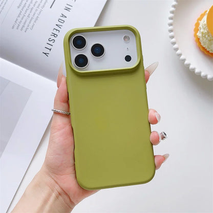 iPhone Case Matte Candy Color Liquid Silicone Shockproof Cover