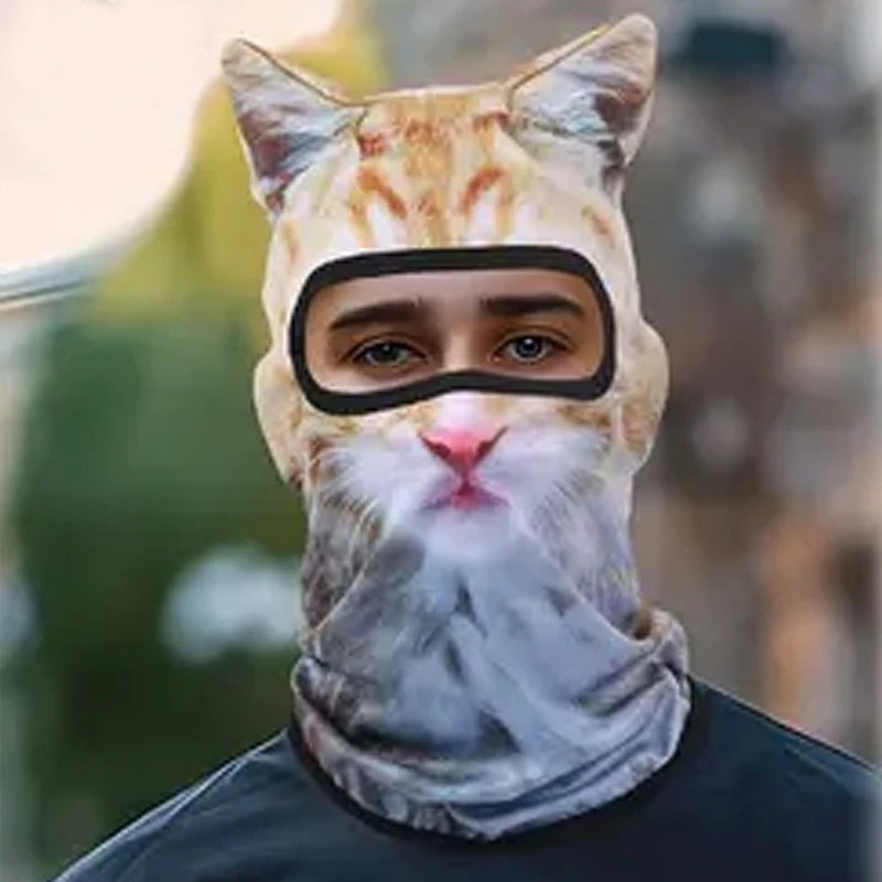Unisex Animal Design Balaclava Hat Windproof Breathable Outdoor Sports Mask