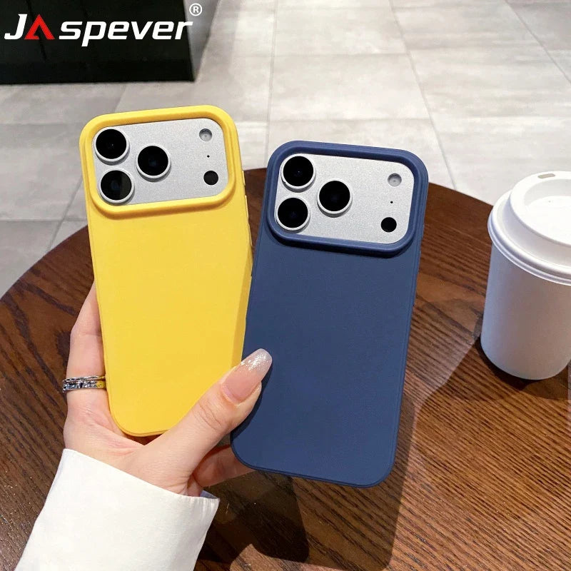 Candy Color Silicone iPhone Case – Matte Soft TPU Cover