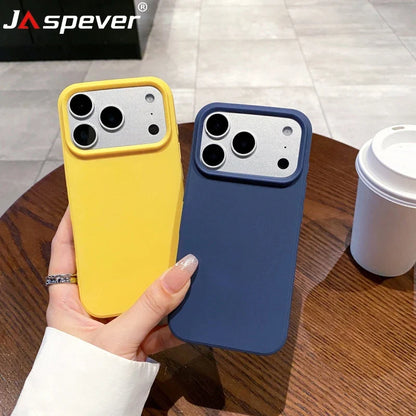 Candy Color Silicone iPhone Case – Matte Soft TPU Cover