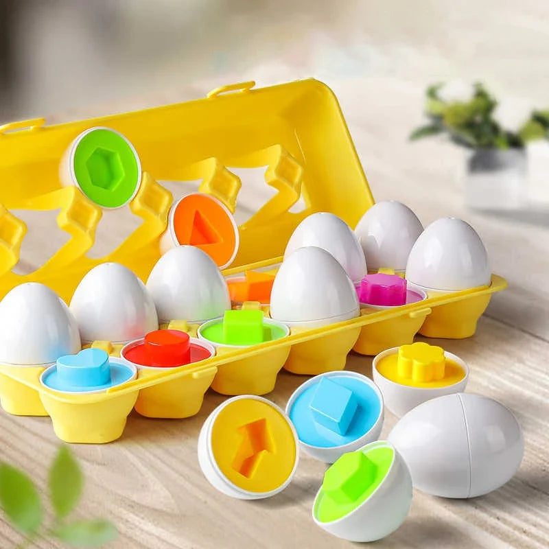 Montessori Smart Eggs Educational Toy for Toddlers 1-3