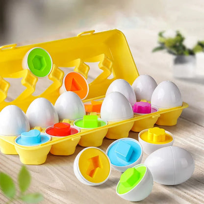 Montessori Smart Eggs Educational Toy for Toddlers 1-3