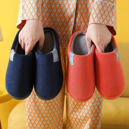 Plush Indoor Slippers – Thick Soft Bottom Anti-Slip Winter House Shoes