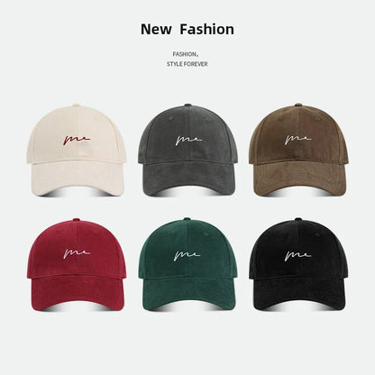 Retro Letter Embroidered Baseball Cap – Unisex Summer Hat