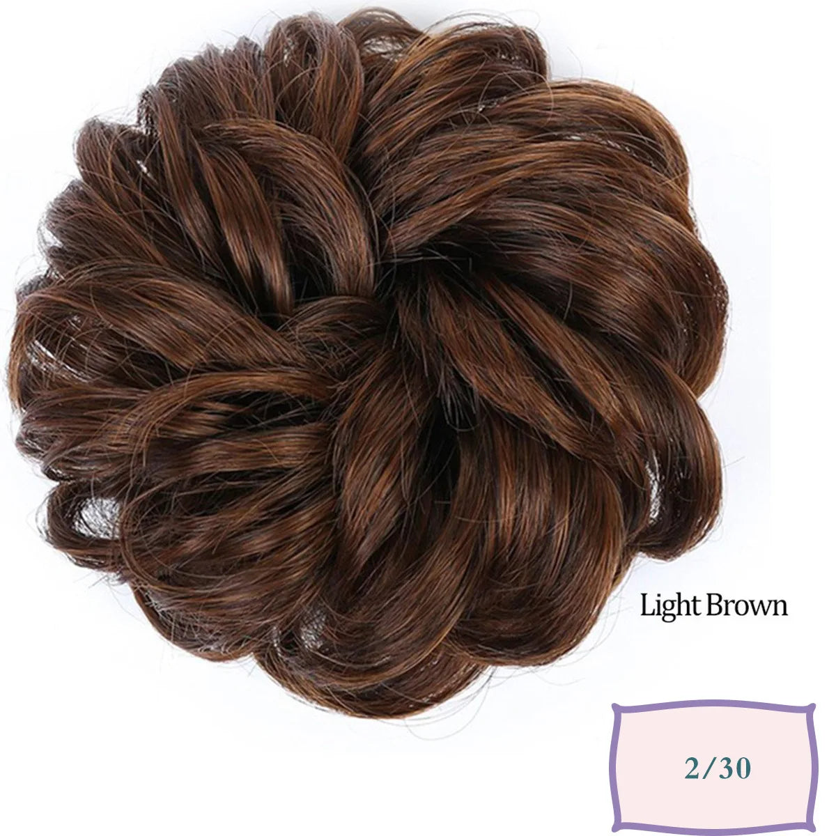 Messy Bun Hair Scrunchie – Synthetic Chignon Updo Hairpiece