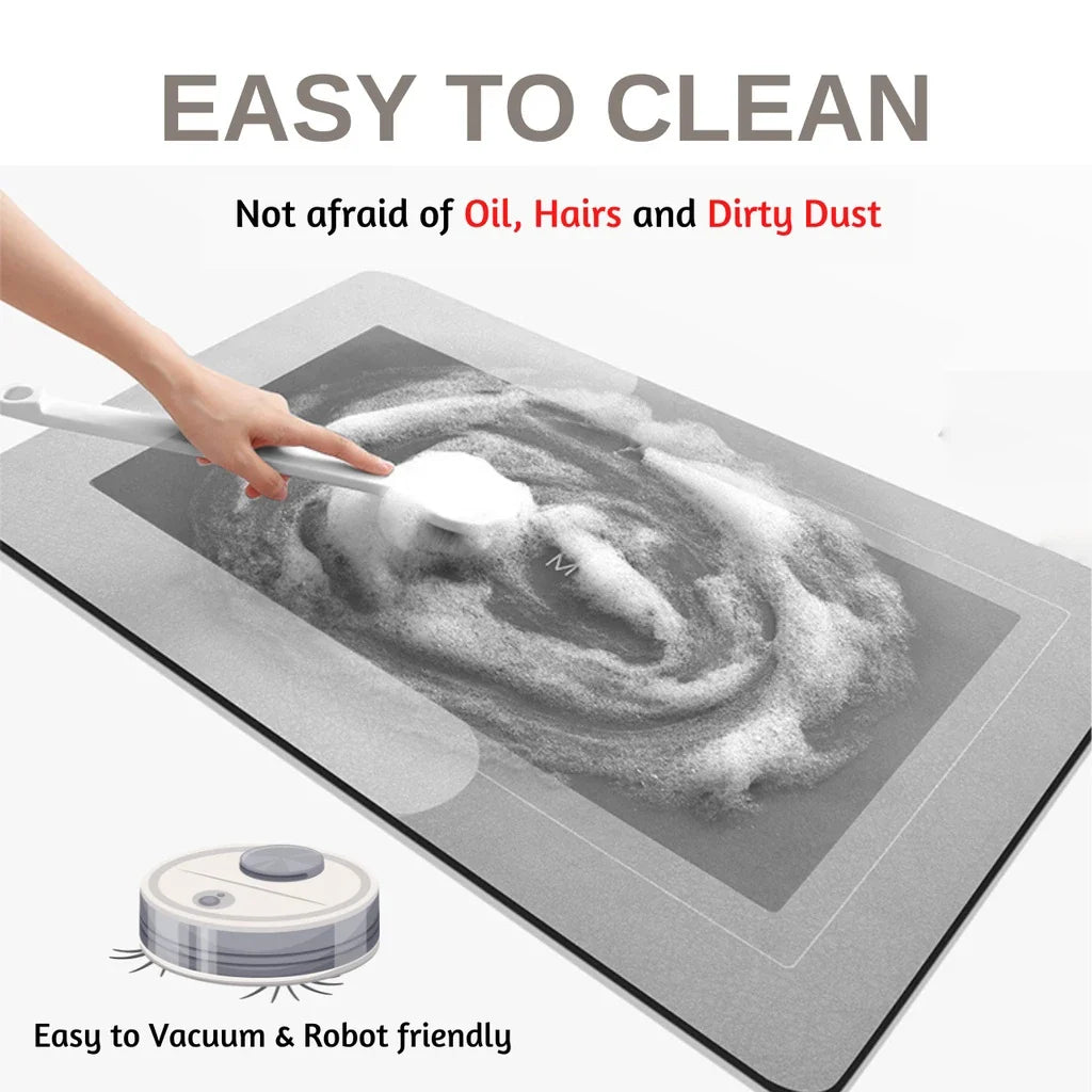 Soft Kitchen Floor Mat – Non-Slip Hallway Runner Rug