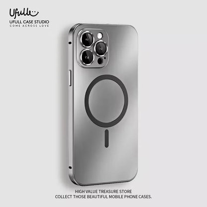 MagSafe iPhone Case – Aluminum Metal Frame with Lens Protection